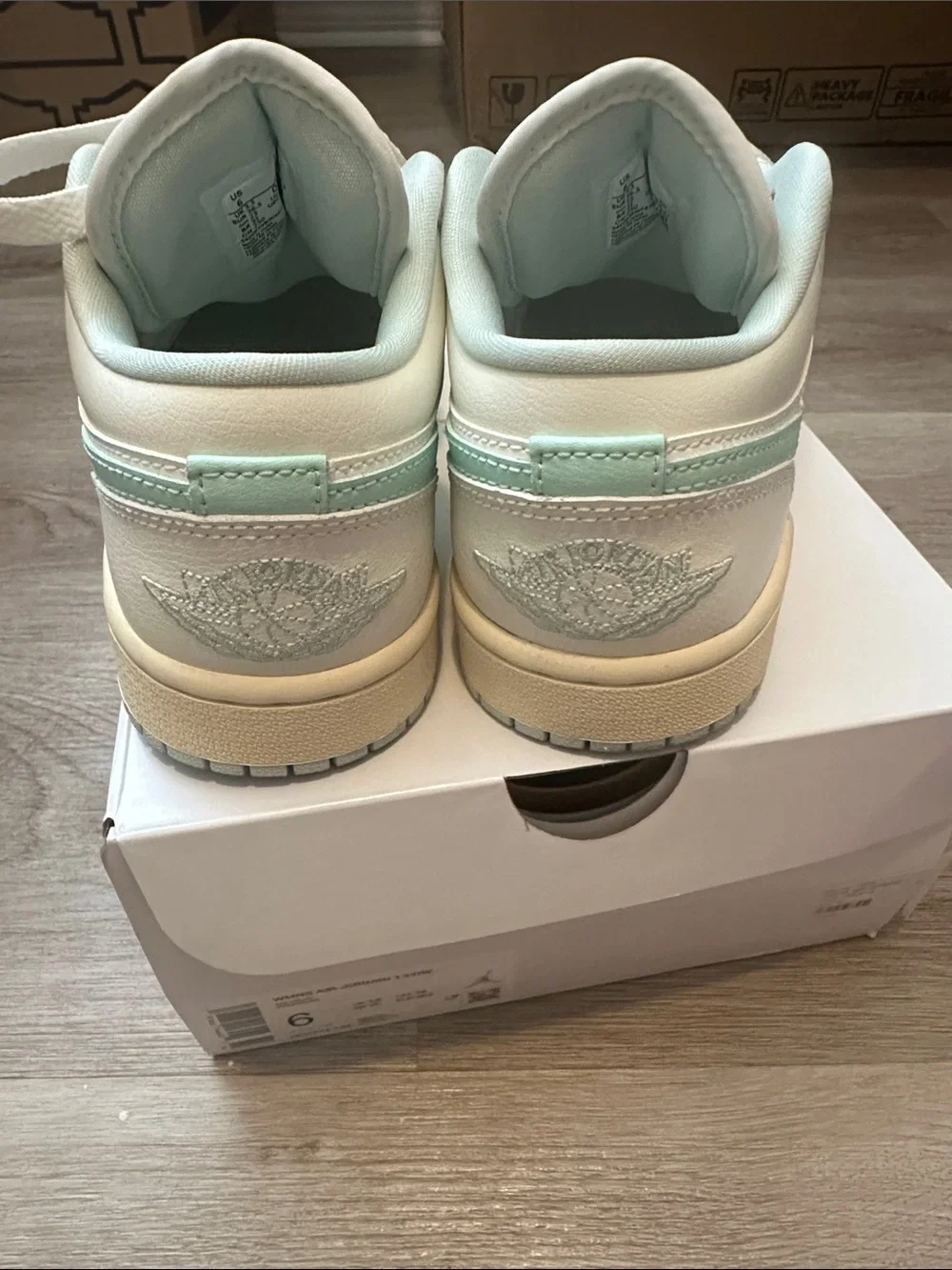 Air Jordan 1 low - Mint/White